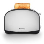 Rohnson R-207 Inox/Μαύρη Φρυγανιέρα 2 Θέσεων 900W 
