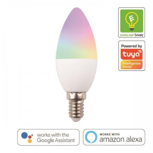 Eurolamp 147-77902 Smart Λάμπα LED 6W Ε14 RGBW 220-240V *