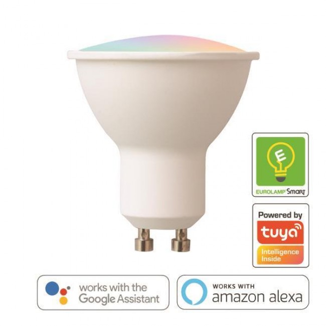 Eurolamp 147-77903 Smart Λάμπα LED U10 6W RGBW 220-240V 