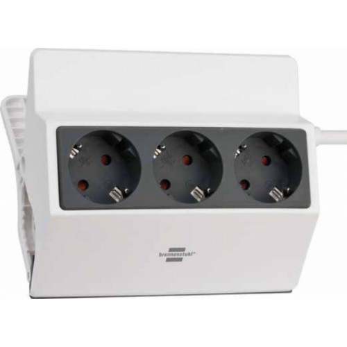 Brennenstuhl BCR1050 Πολύπριζο 3 Θέσεων με Καλώδιο 3m Γκρι