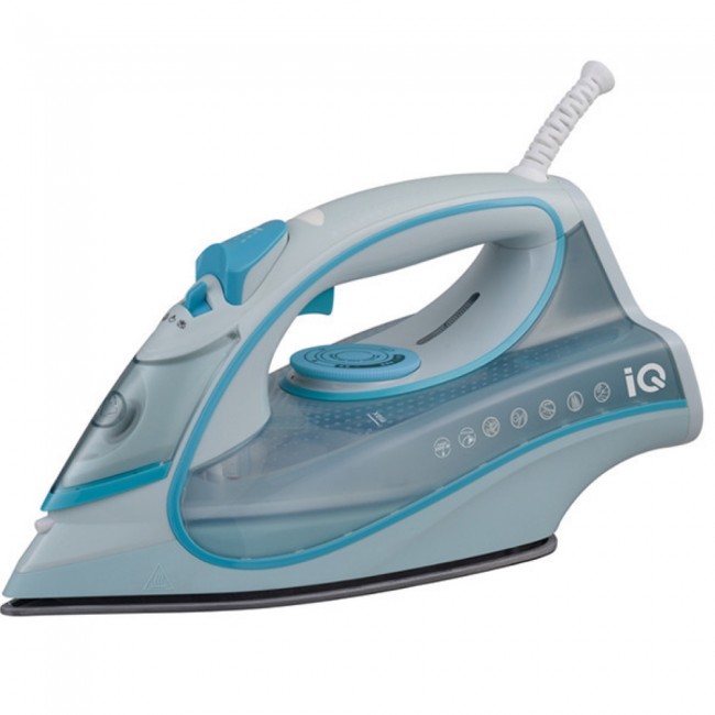 IQ EI-863 Μπλε Σίδερο Ατμού 3100W με Κεραμική Πλάκα και Συνεχόμενη Παροχή 35gr/min 