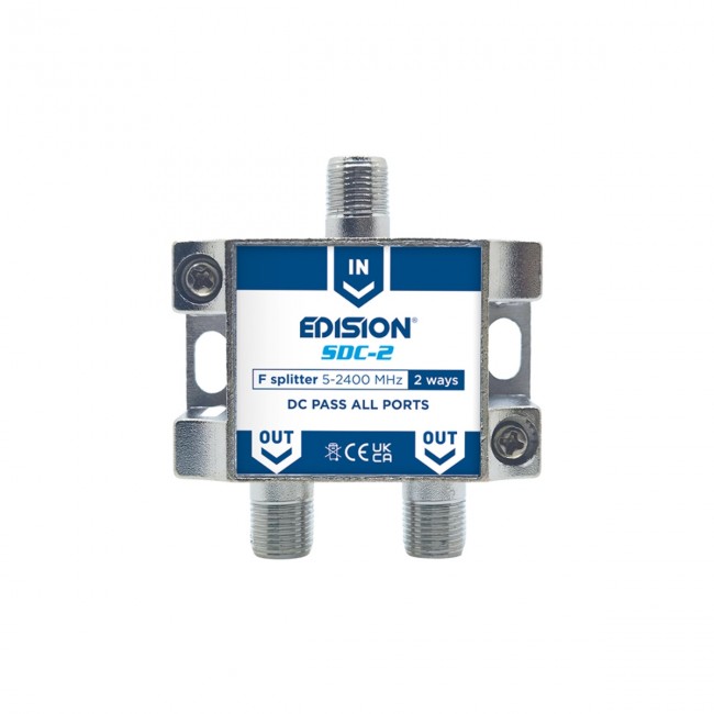 Edision SDC-2 Διακλαδωτης 2 Ways F 5-2400MHz 