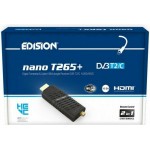 Edision Nano T265+ Ψηφιακός Δέκτης Mpeg-4 Full HD (1080p) με Λειτουργία PVR (Εγγραφή σε USB) Σύνδεση HDMI