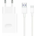 Huawei HW-100225E00 Λευκός Φορτιστής με Θύρα USB-A και Καλώδιο USB-C 22.5W SuperCharge