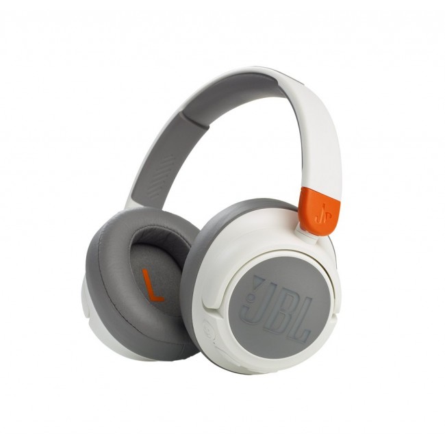 JBL JR460NC Λευκά Ασύρματα/Ενσύρματα Over Ear Παιδικά Ακουστικά με 20 ώρες Λειτουργίας *