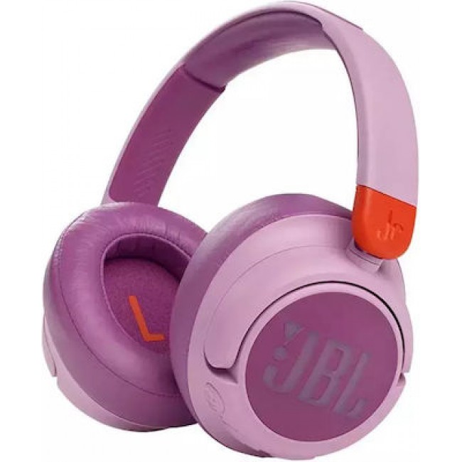 JBL JR460NC Ροζ Ασύρματα/Ενσύρματα Over Ear Παιδικά Ακουστικά με 20 ώρες Λειτουργίας *