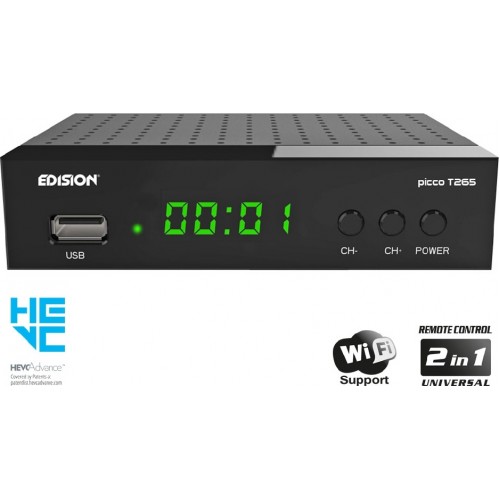 Edision Picco T265 Επίγειος Ψηφιακός Αποκωδικοποιητής  (01-07-0023) 