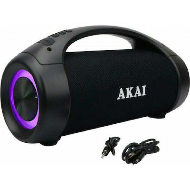 Akai ABTS-55 Φορητό Ηχείο Bluetooth με TWS, USB, LED, Aux-In & Hands Free Akai ABTS-55 Φορητό Ηχείο Bluetooth με TWS, USB, LED, Aux-In & Hands Free