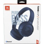 JBL Tune 510BT On-Ear Bluetooth Headphones w Earcup control Blue  (JBLT510BTBLUEU) *