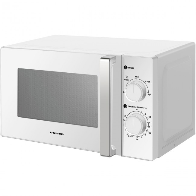 United MWO-2802 Λευκός Φούρνος Μικροκυμάτων 20lt 