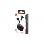JBL Wave Flex 2 Μαύρα Earbud Bluetooth Handsfree Ακουστικά με Αντοχή στον Ιδρώτα και Θήκη Φόρτισης *