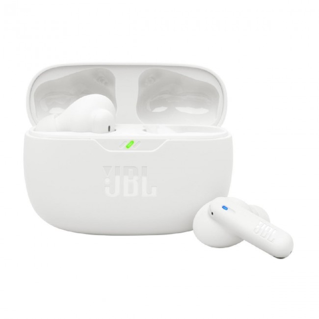 JBL Wave Beam 2 Λευκά In-ear Bluetooth Handsfree Ακουστικά με Αντοχή στον Ιδρώτα και Θήκη Φόρτισης *