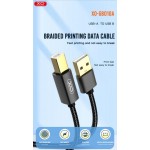 XO GB010A Μαύρο Καλώδιο USB-A Σε USB-B 