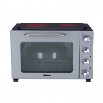 Primo PREO-40387 Γκρι/Μαύρο Ηλεκτρικό Φουρνάκι 50lt Με 2 Εστίες 