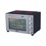 Primo PREO-40387 Γκρι/Μαύρο Ηλεκτρικό Φουρνάκι 50lt Με 2 Εστίες 