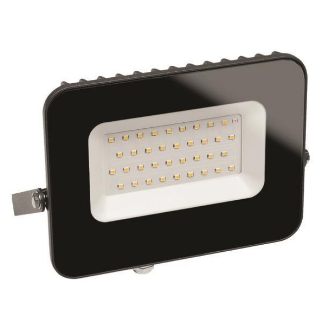 Eurolamp 147-69364 Μαύρο LED Προβολέας 50W SMD Με Αισθητήρα Φωτός 220-240V IP65 