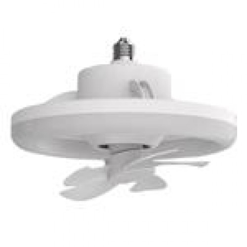 Eurolamp 300-20514 Λευκός Ανεμιστήρας Οροφής 26cm με Φως και Τηλεχειριστήριο 