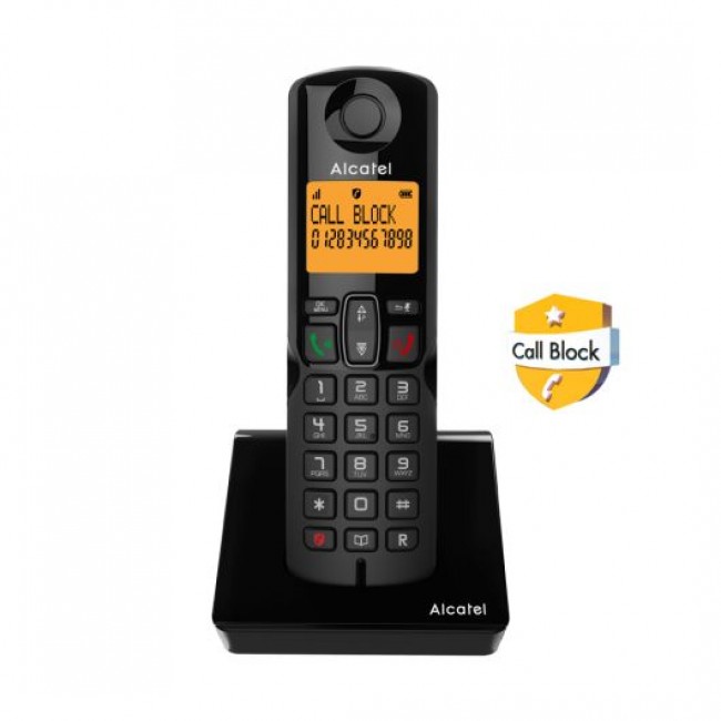 Alcatel S280 EWE Mαύρο Ασύρματο Tηλέφωνο Mε Dυνατότητα Aποκλεισμού Kλήσεων Alcatel S280 EWE Mαύρο Ασύρματο Tηλέφωνο Mε Dυνατότητα Aποκλεισμού Kλήσεων