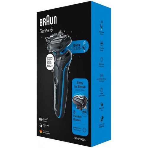 Braun 52-B7200CC Foil Ξυριστική Μηχανή Προσώπου Επαναφορτιζόμενη  Με Καλώδιο