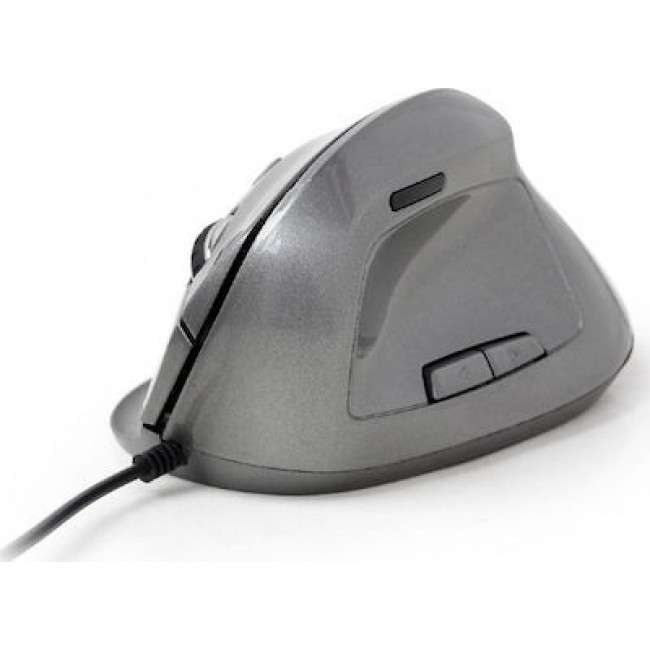 GEMBIRD ERGONOMIC 6-BUTTON OPTICAL MOUSE SPACEGREY MUS-ERGO-02 GEMBIRD ERGONOMIC 6-BUTTON OPTICAL MOUSE SPACEGREY MUS-ERGO-02