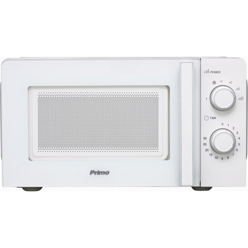 Primo PRMW-40457 Λευκός Φούρνος Μικροκυμάτων 20lt 