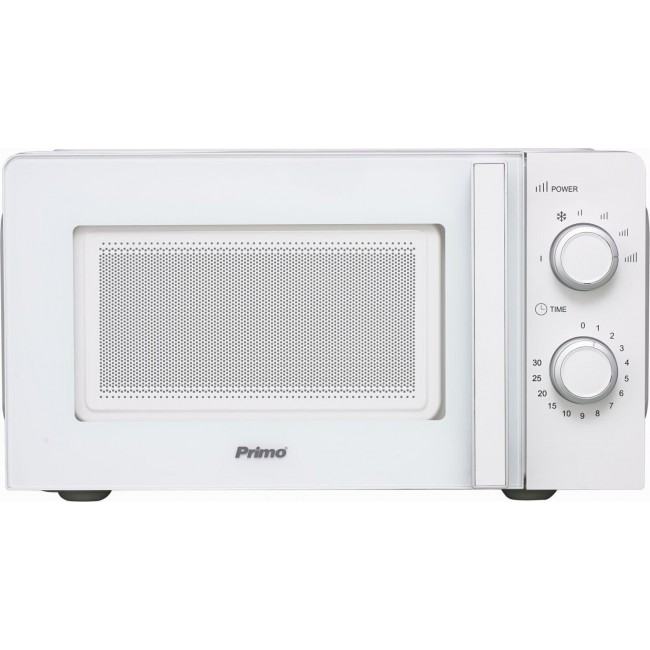 Primo PRMW-40457 Λευκός Φούρνος Μικροκυμάτων 20lt 