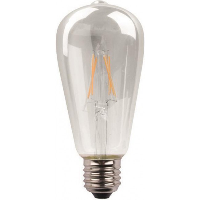 Eurolamp 147-78481 Λάμπα LED 11W για Ντουί E27 και Σχήμα ST64 Φυσικό Λευκό 1600lm Dimmable