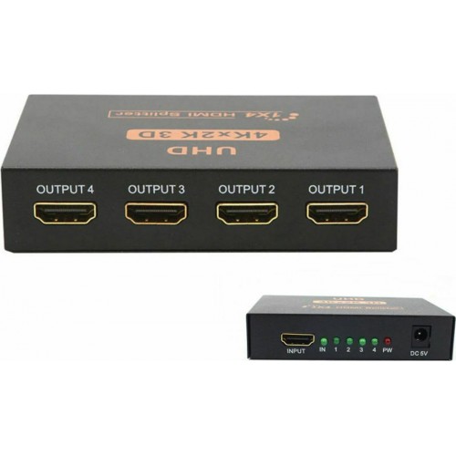 ATC HDMI Splitter 1 In 4 Οθόνες 4K X 2K 3D 02.001.0087*