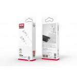 XO NB-Q190B USB 2.0 Cable USB-C male - USB-C male Λευκό 2m