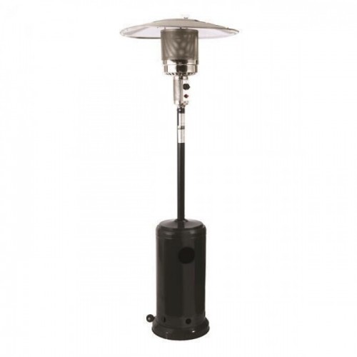 EUROLAMP 147-29600 Μαύρη Σόμπα Υγραερίου Εξωτερικού Χώρου Μανιτάρι 