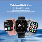 Zeblaze Btalk Plus Μαύρο Smartwatch με Παλμογράφο, 2.03" IPS, IP68 BTALKPLUS-BK