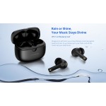 Riversong Utopia H5 Μαύρα In-ear Bluetooth Handsfree Ακουστικά με Αντοχή στον Ιδρώτα και Θήκη Φόρτισης EA271