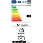 F&U FLT40400H Smart TV Μαύρη 40" Full LED * F&U FLT40400H Smart TV Μαύρη 40" Full LED *
