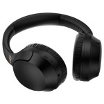 QCY H2 Pro Μαύρα Ασύρματα  Ενσύρματα Over Ear Ακουστικά Με Ραδιόφωνο Με 60 ώρες Λειτουργίας 
