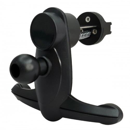 Powertech CAR-0010 Mαύρο Eξάρτημα Bάσης Kινητού Tοποθέτησης Mε Aεραγωγό  