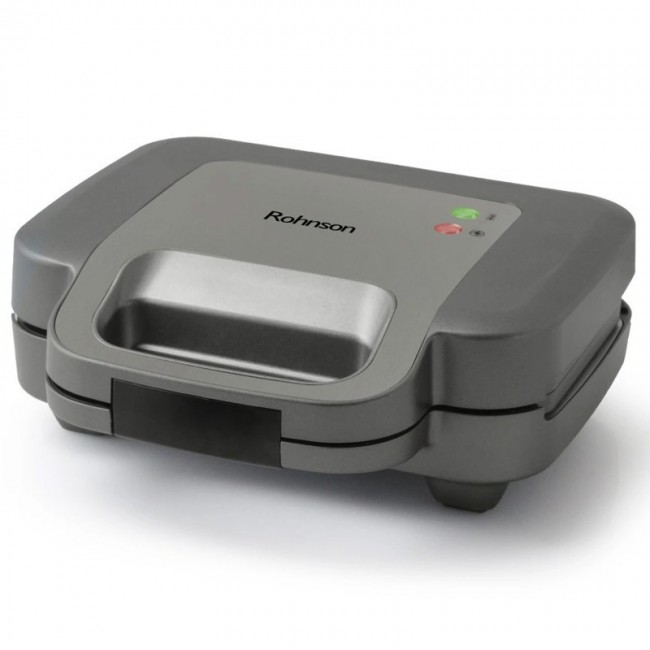 Rohnson R-2348 Γκρι Τοστιέρα Για 2 Τοστ 1000W 