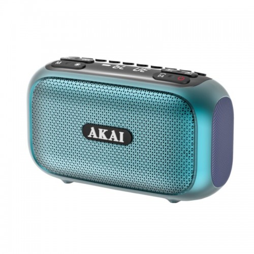 Akai APR-700 φορητό ραδιόφωνο FM/AM, REC, Bluetooth 5.3 RGB LED 1800mAh*