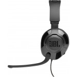 JBL Quantum 200 Μαύρα Ενσύρματα Over Ear Gaming Ακουστικά 