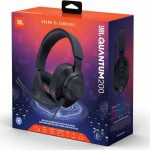 JBL Quantum 200 Μαύρα Ενσύρματα Over Ear Gaming Ακουστικά 