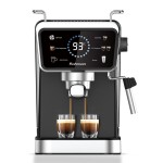 Rohnson  R-98015 Μαύρη Αυτόματη Μηχανή Espresso 1350W Πίεσης 20bar*