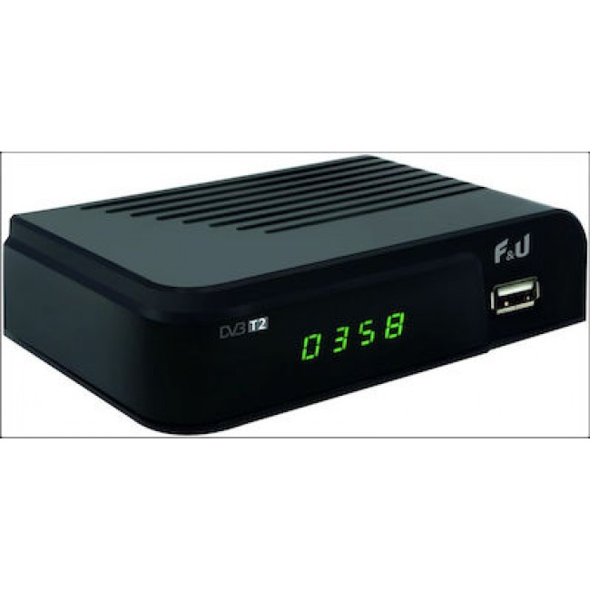 F&U MPF3473HU Ψηφιακός Δέκτης Mpeg-4 HD (720p) με Λειτουργία PVR (Εγγραφή σε USB) Σύνδεσεις SCART / HDMI / USB ***