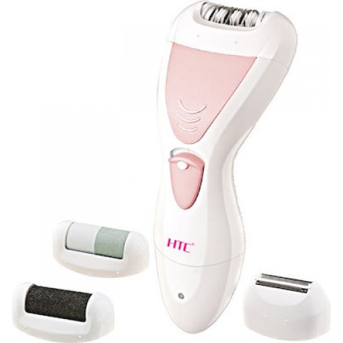 HTC HL-026 Ρόζ Αποτριχωτική Μηχανή Epilator Αδιάβροχη