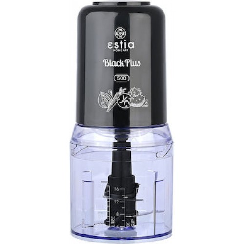Estia 06-15107 Μαύρο PLUS Πολυκόπτης Multi 400W με Δοχείο 500ml*
