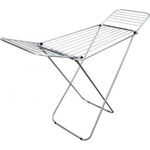 Estia 04-0011 Πτυσσόμενη Απλώστρα Δαπέδου από Αλουμίνιο με Μήκος Απλώματος 18m*