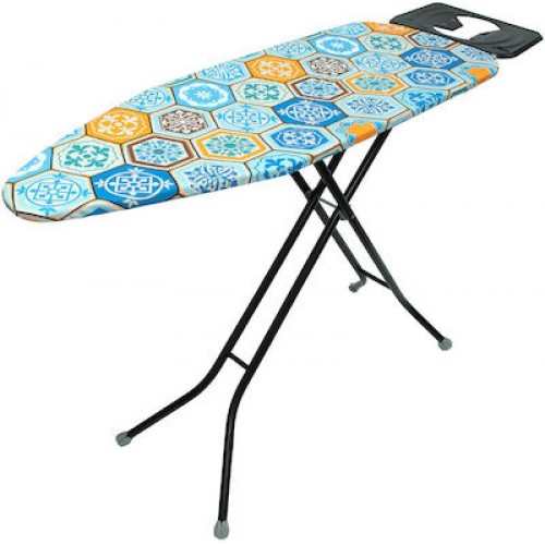 Estia 04-0264 Μπλε Grande Σιδερώστρα για Σίδερο Ατμού Σπαστή 120x38x90cm ΔΙΑΦΟΡΑ ΣΧΕΔΙΑ *