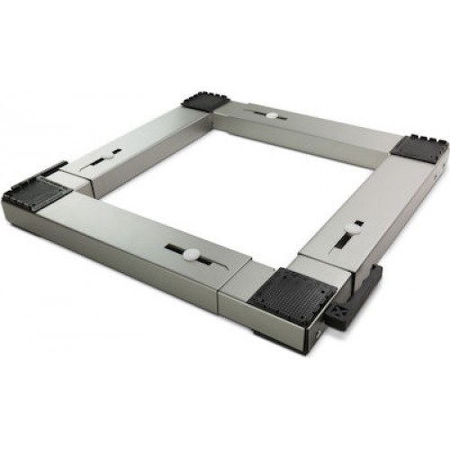 Roller Kappatos 000723 inox Ρυθμιζόμενη Βάση Πλυντηρίου/Στεγνωτηρίου από Ανοξείδωτο με Ρόδες 67x67εκ