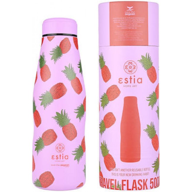 Estia 01-22242 TROPIC TANGO Travel Flask Μπουκάλι Θερμός Ανοξείδωτο BPA Free 500ml*