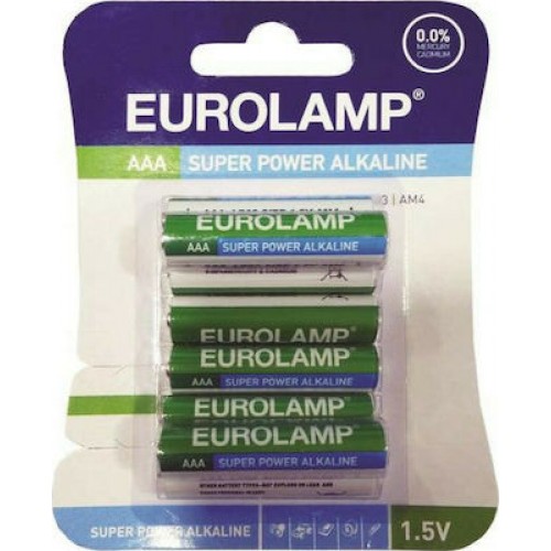Eurolamp 147-24150 Super Power Αλκαλικές Μπαταρίες AAA 1.5V 8τμχ