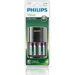 Philips  SCB1450NB-12 Μαύρος Φορτιστής Μπαταριών