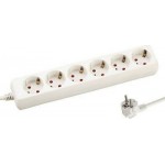 Eurolamp 147-62204 Πολύπριζο 6 Θέσεων με Καλώδιο 1.5m